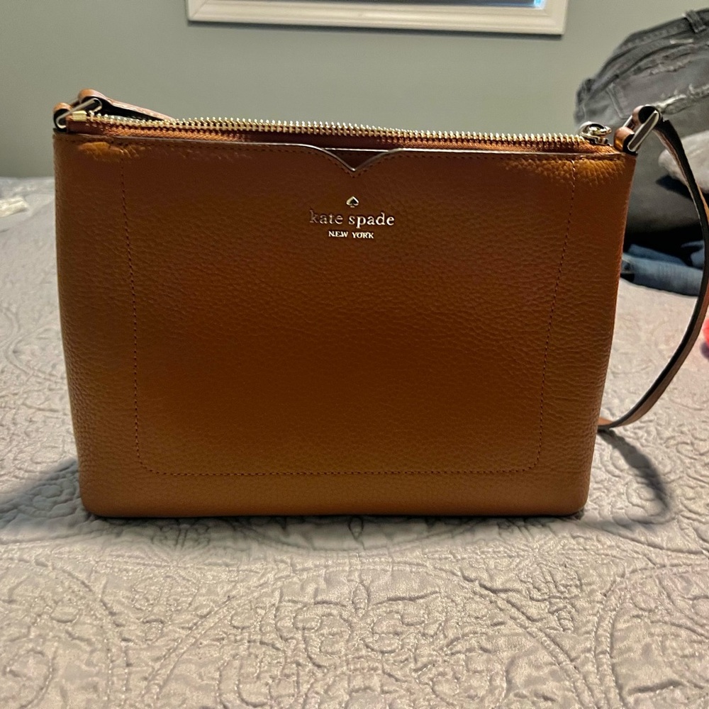 Kate Spade Harlow Crossbody Warm Gingerbread